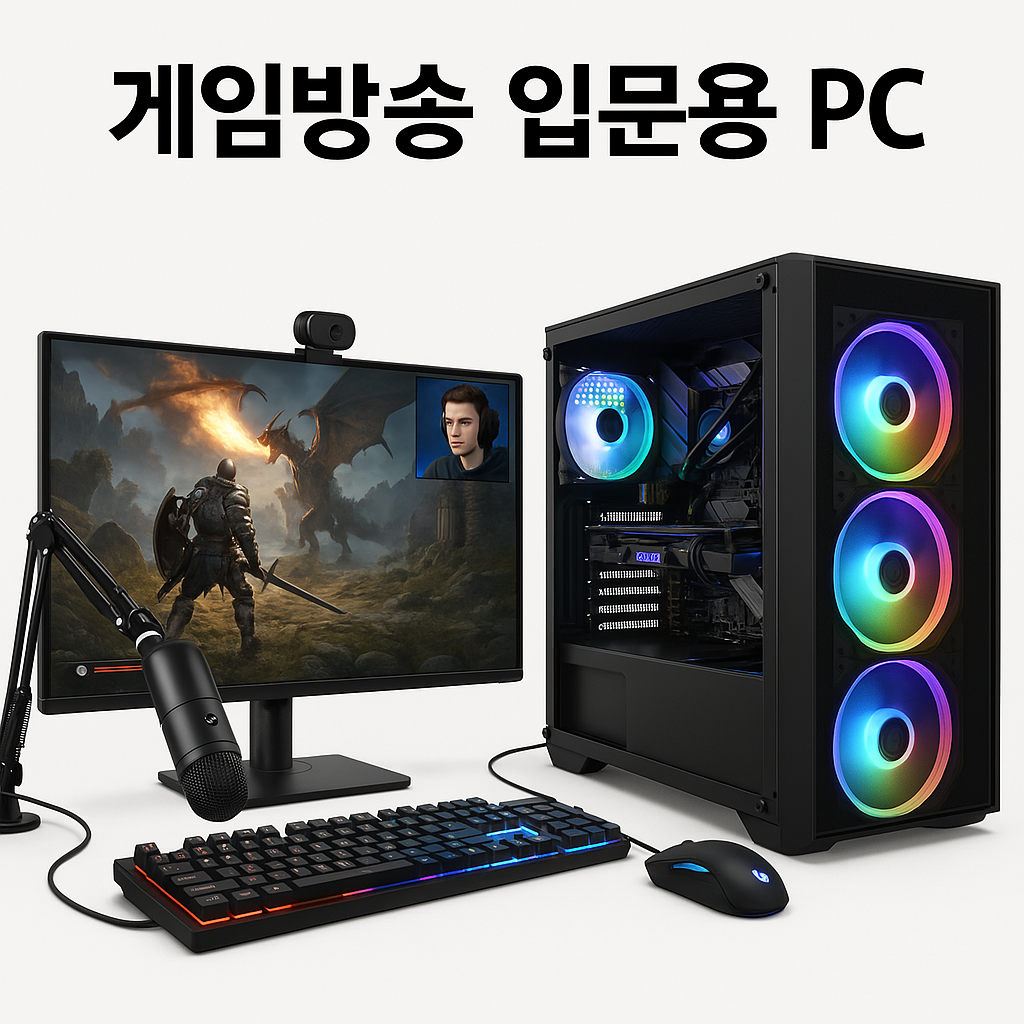 개인 게임 스트리밍 입문용 PC세팅