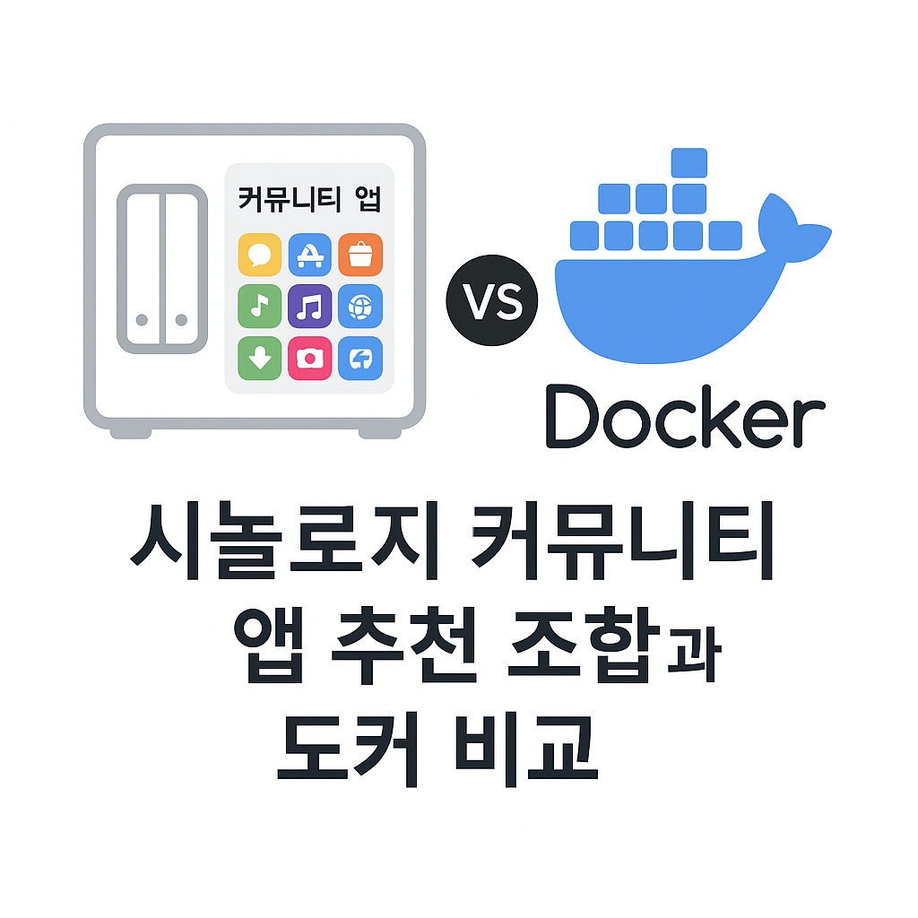 시놀로지 커뮤니티 앱 추천 조합