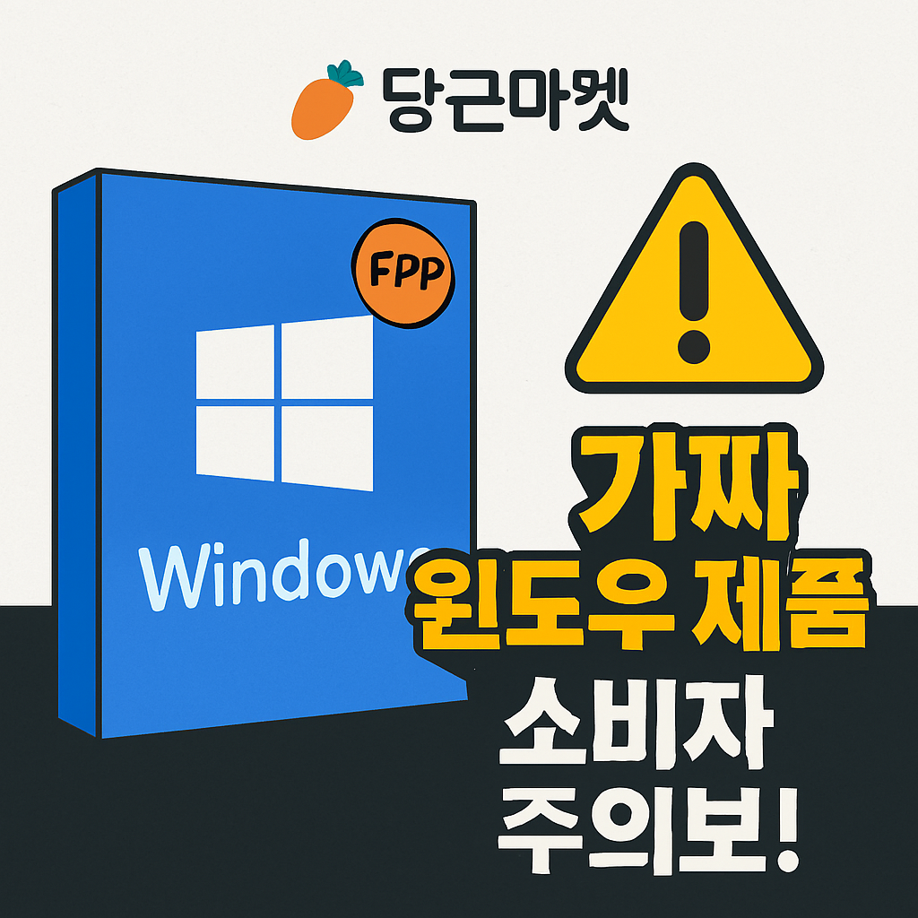 당근마켓 가짜 윈도우