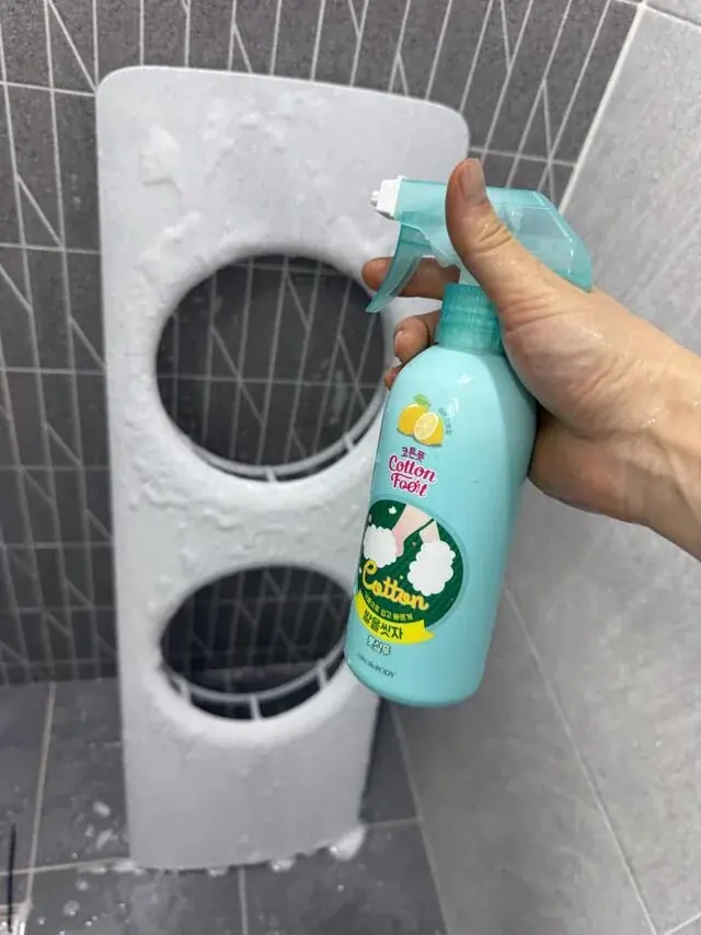 외관·루버·센서부 클리닝 단계 작업 기록 사진